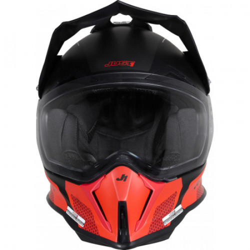 Мотошлем Just1 J14-F Elite Fluo Red-Black S (607329127100103)