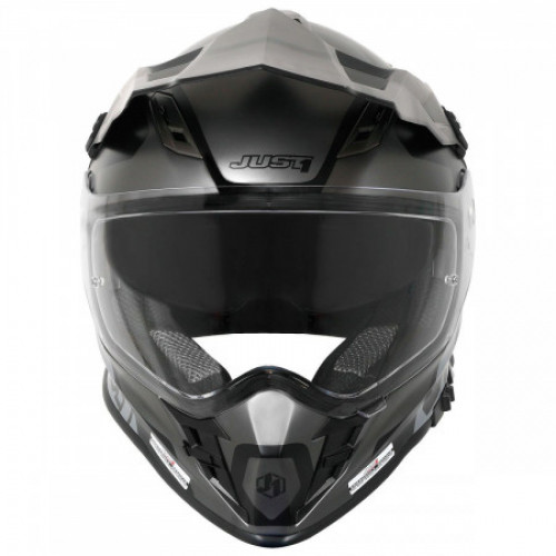Мотошлем Just1 J34 Pro Tour Titanium-Black S (607331123300203)