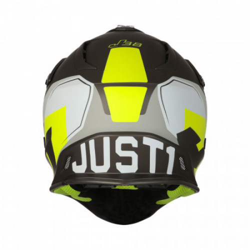 Мотошлем Just1 J38 Korner Fluo Yellow-Titanium M (606332029400404)