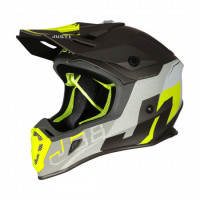 Мотошлем Just1 J38 Korner Fluo Yellow-Titanium S