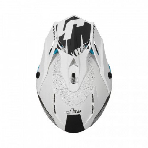 Мотошлем Just1 J38 Korner Light Синий-White S (606332021100403)