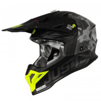 Мотошлем Just1 J39 Kinetic Camo Fluo Yellow-Red-Black Matt L