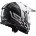 Мотошлем LS2 MX436 Pioneer Evo Evolve White Matt Black 3XL (4043633113XL)