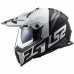 Мотошлем LS2 MX436 Pioneer Evo Evolve White Matt Black 3XL (4043633113XL)