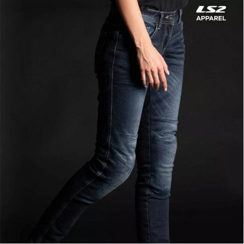 Мотоджинсы женские LS2 Vision Evo Lady Jeans Blue (6201P3026S)
