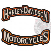 Комплект нашивок на спину Harley Davidson Rocker Set